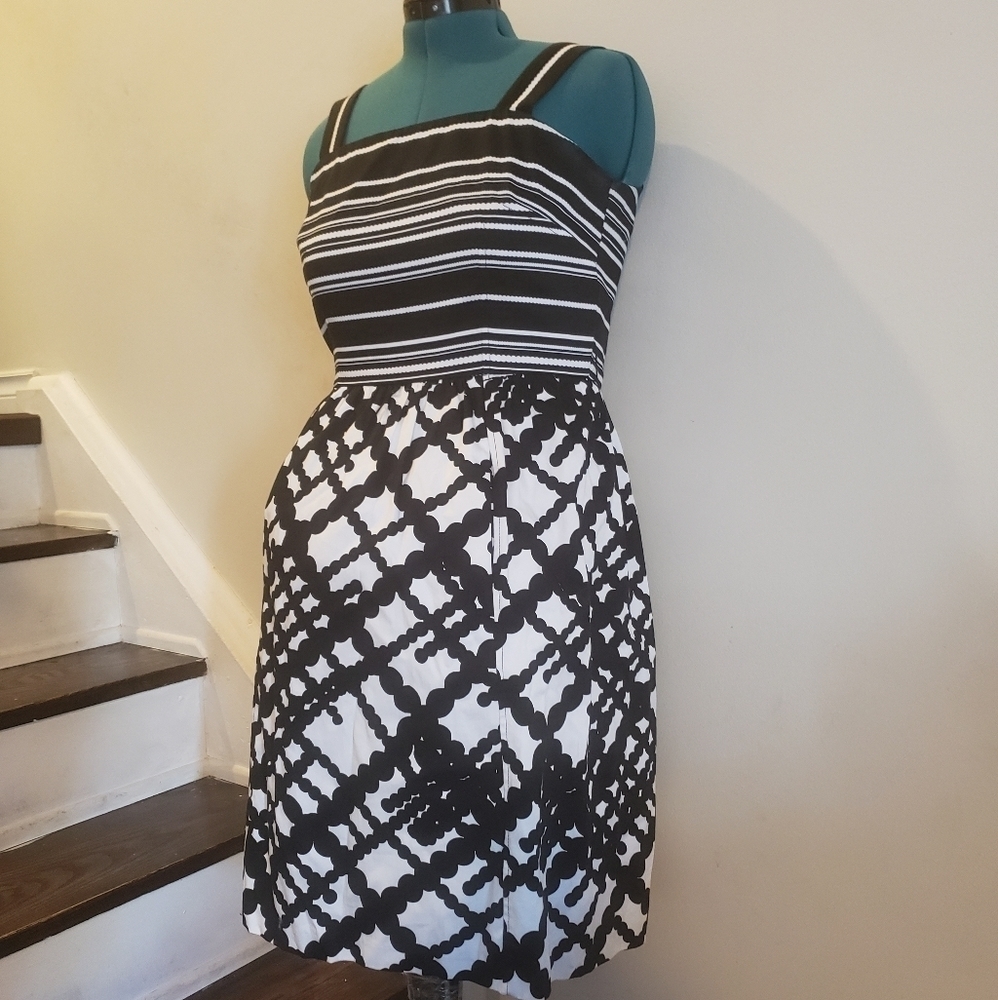 David Meister Sleeveless Belted Dress